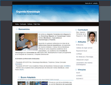 Tablet Screenshot of ergovida.cl